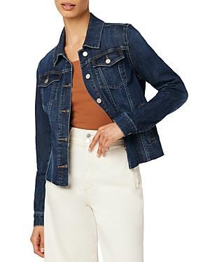 Womens The Relaxed Raw-Hem Denim Jacket Product Image