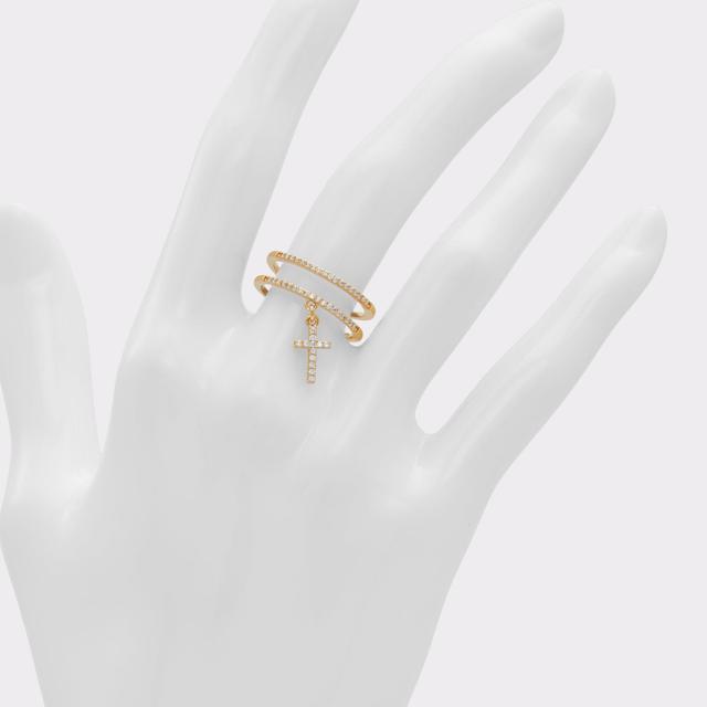 Nele Gold/Clear Multi Women's Rings | ALDO US Product Image