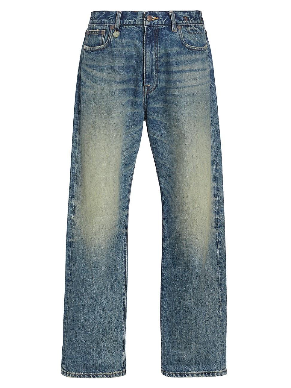 Womens Distressed Straight-Leg Boyfriend Jeans product image