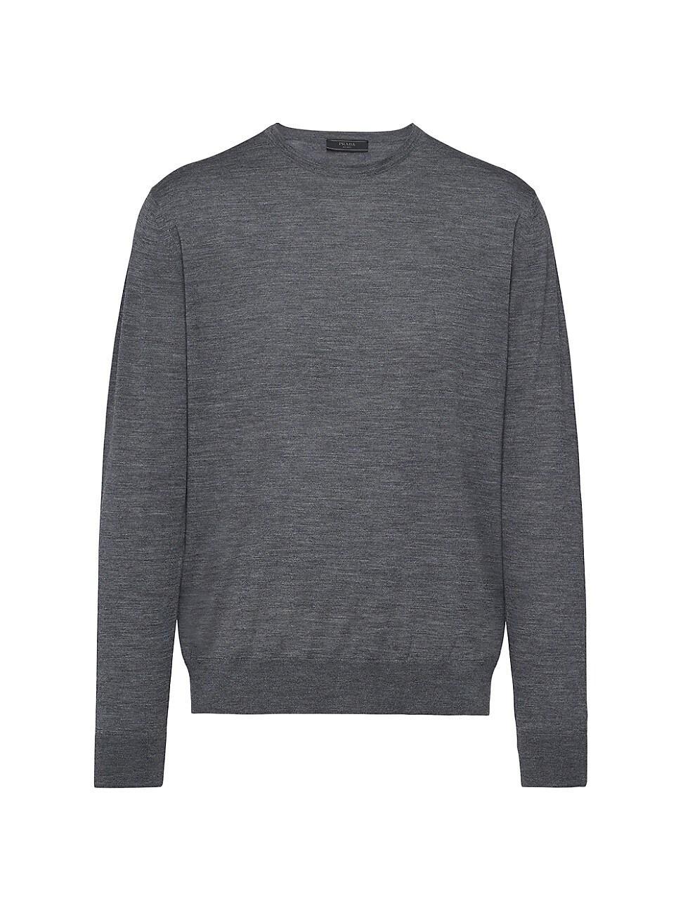 Mens Superfine Wool Sweater Product Image