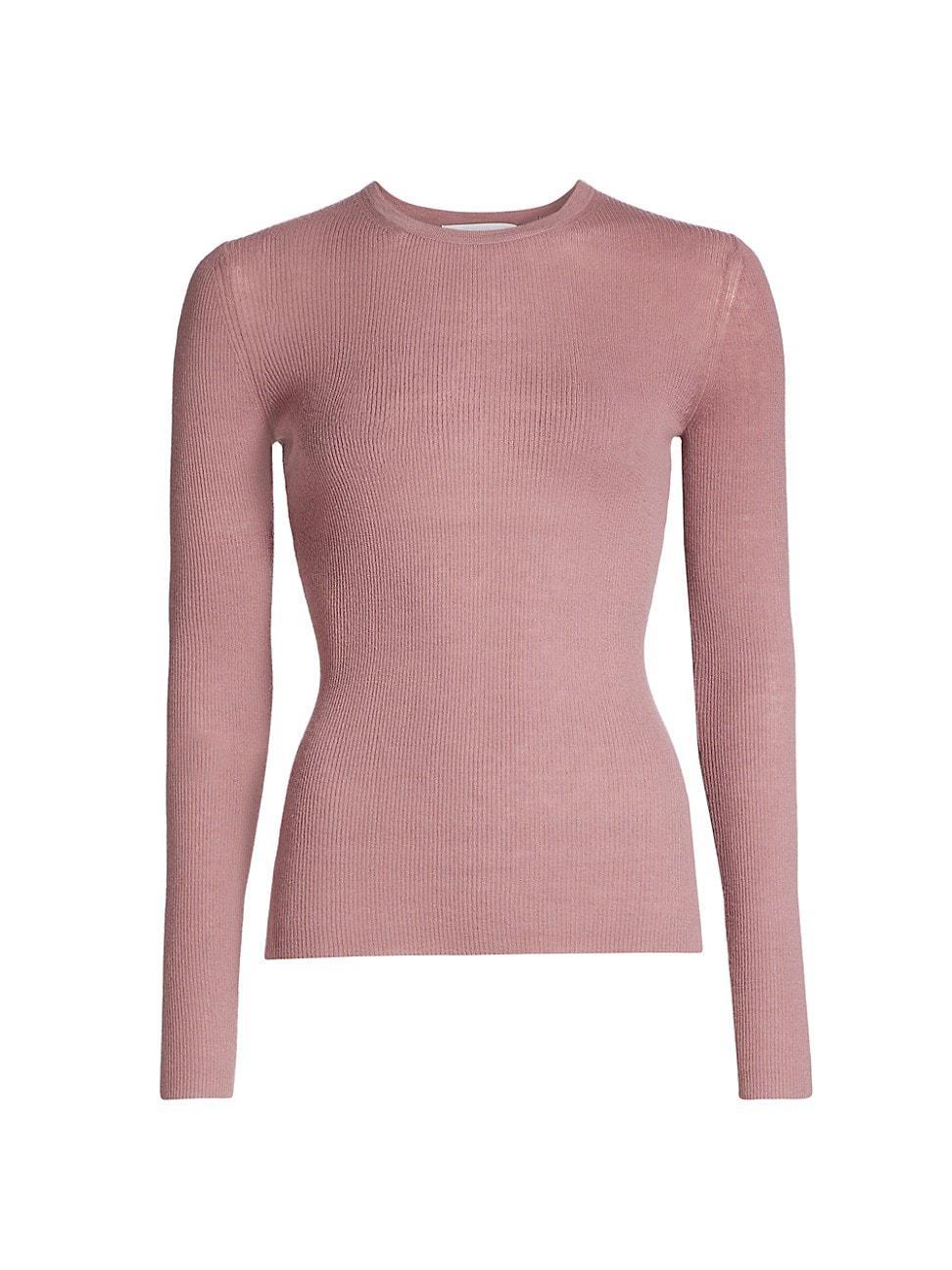 Womens Hutton Ribbed Cashmere Sweater Product Image