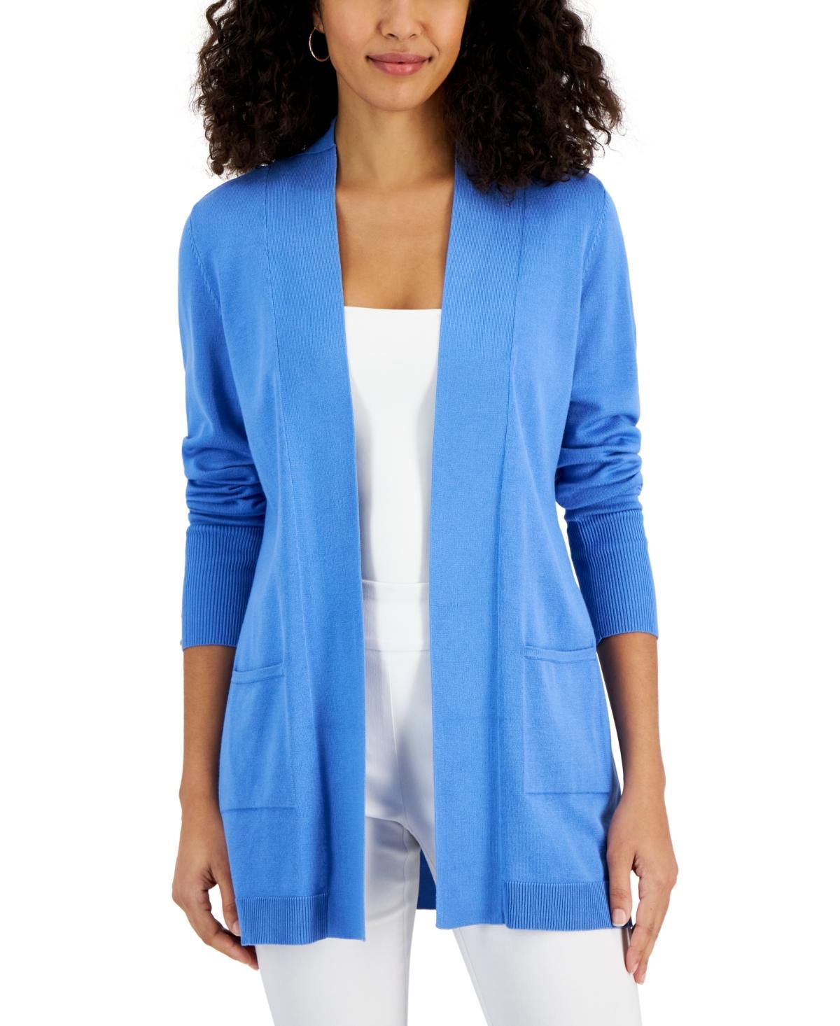 Jm Collection Womens Button-Sleeve Flyaway Cardigan, Created for Macys Product Image