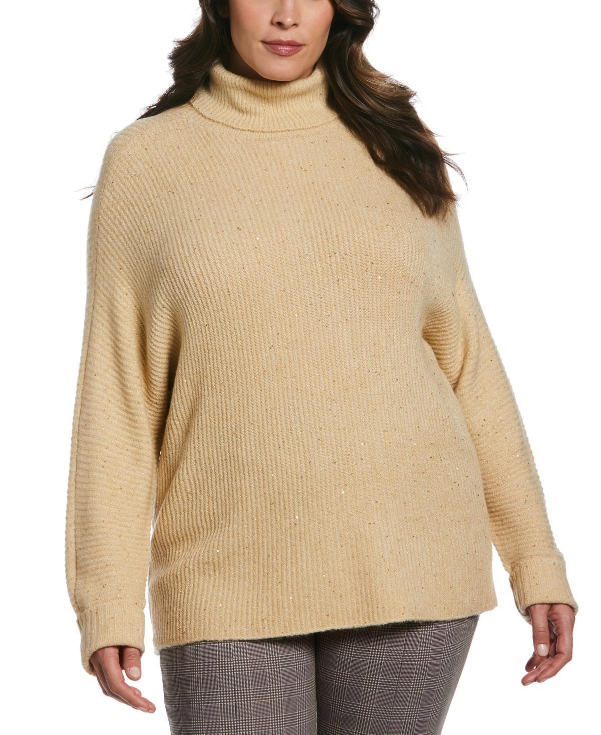 Ella Rafaella Plus Size Sequin Long Sleeve Sweater product image