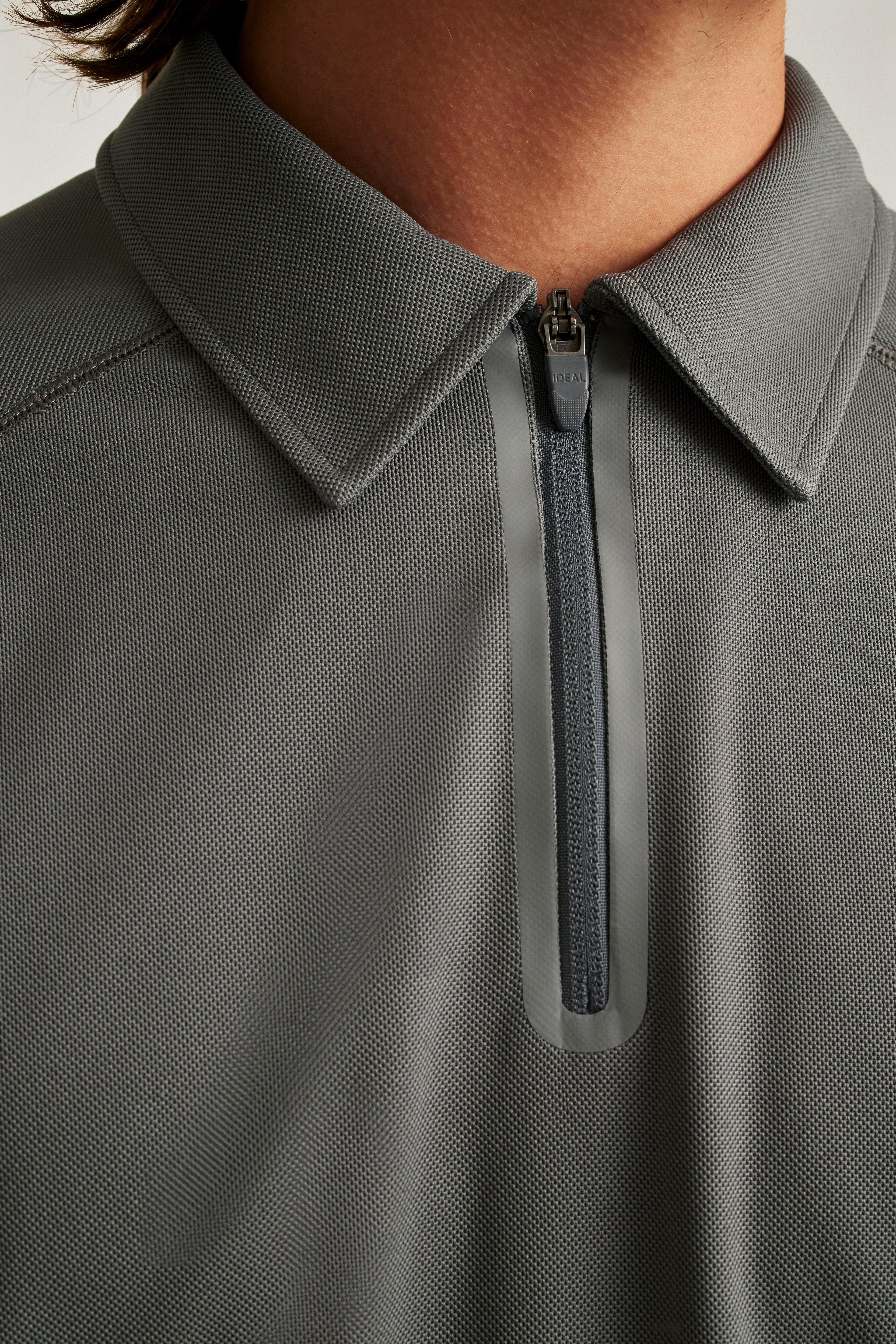 All Day Long Sleeve Zip Polo Product Image