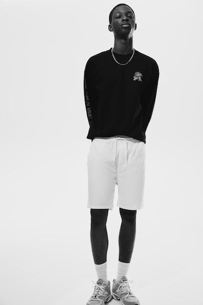 Regular Fit Cotton Shorts Product Image