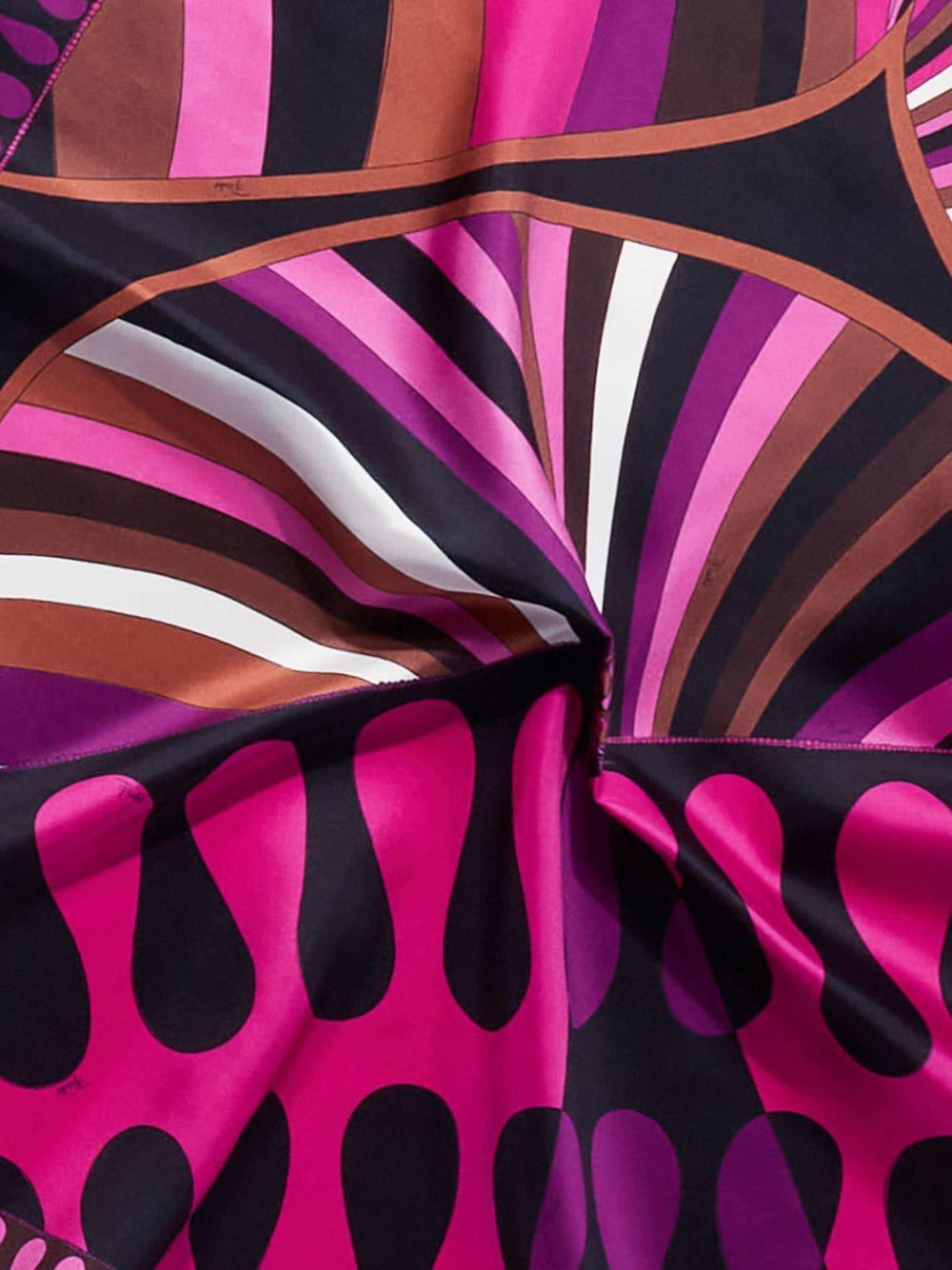 large Iride Leocorno-print silk scarf Product Image