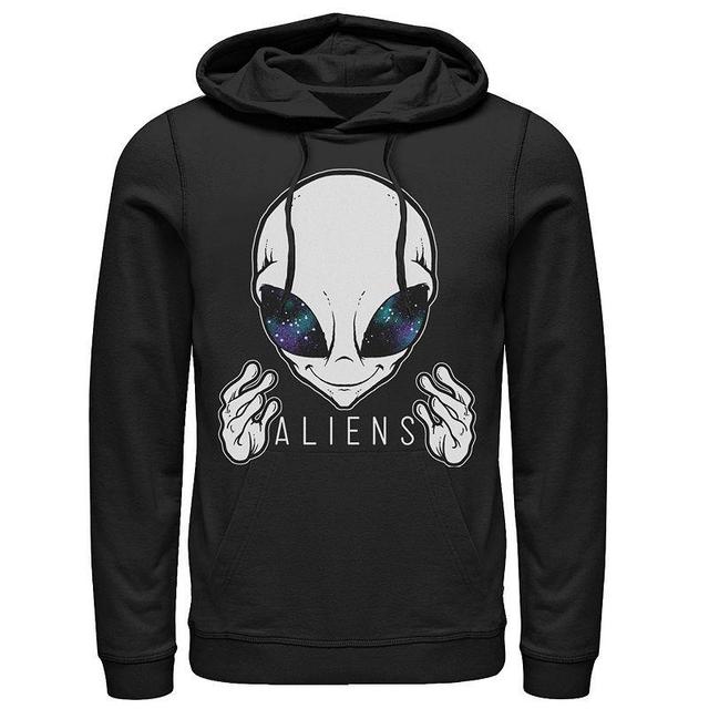 Mens Alien Space Eyes Come Here Hoodie Product Image