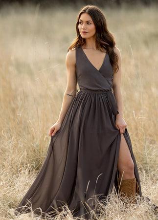 Miriam Dress in Charcoal Product Image