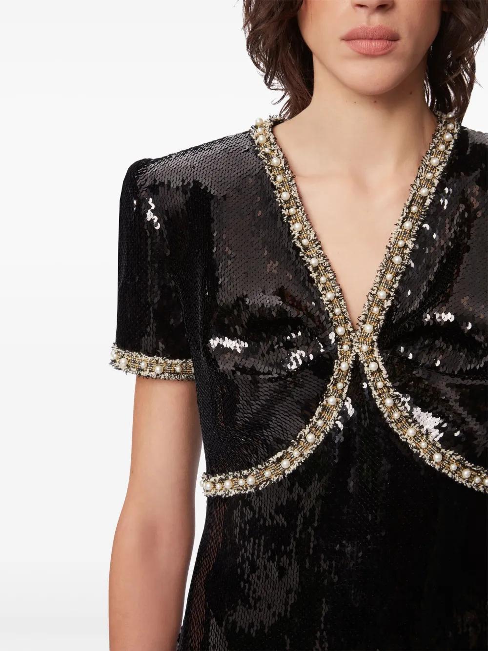 sequin-design mini dress Product Image