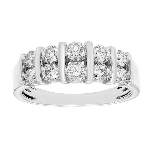 The Regal Collection 14k Gold 1 Carat T.W. Certified Diamond Band, Womens Product Image