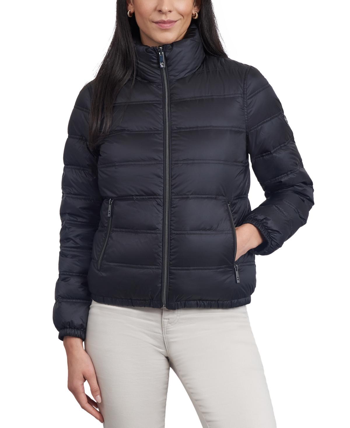 Michael Michael Kors Womens Reversible Shine Down Puffer Coat, Created for Macys - Rosewater Product Image