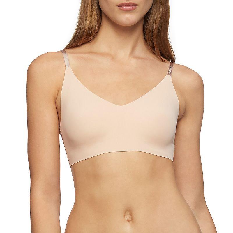 Calvin Klein Invisibles Comfort Lightly Lined Triangle Bralette QF5753, Womens Product Image