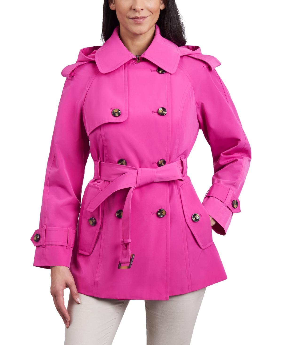 Women's Double-Breasted Belted Trench Coat Product Image