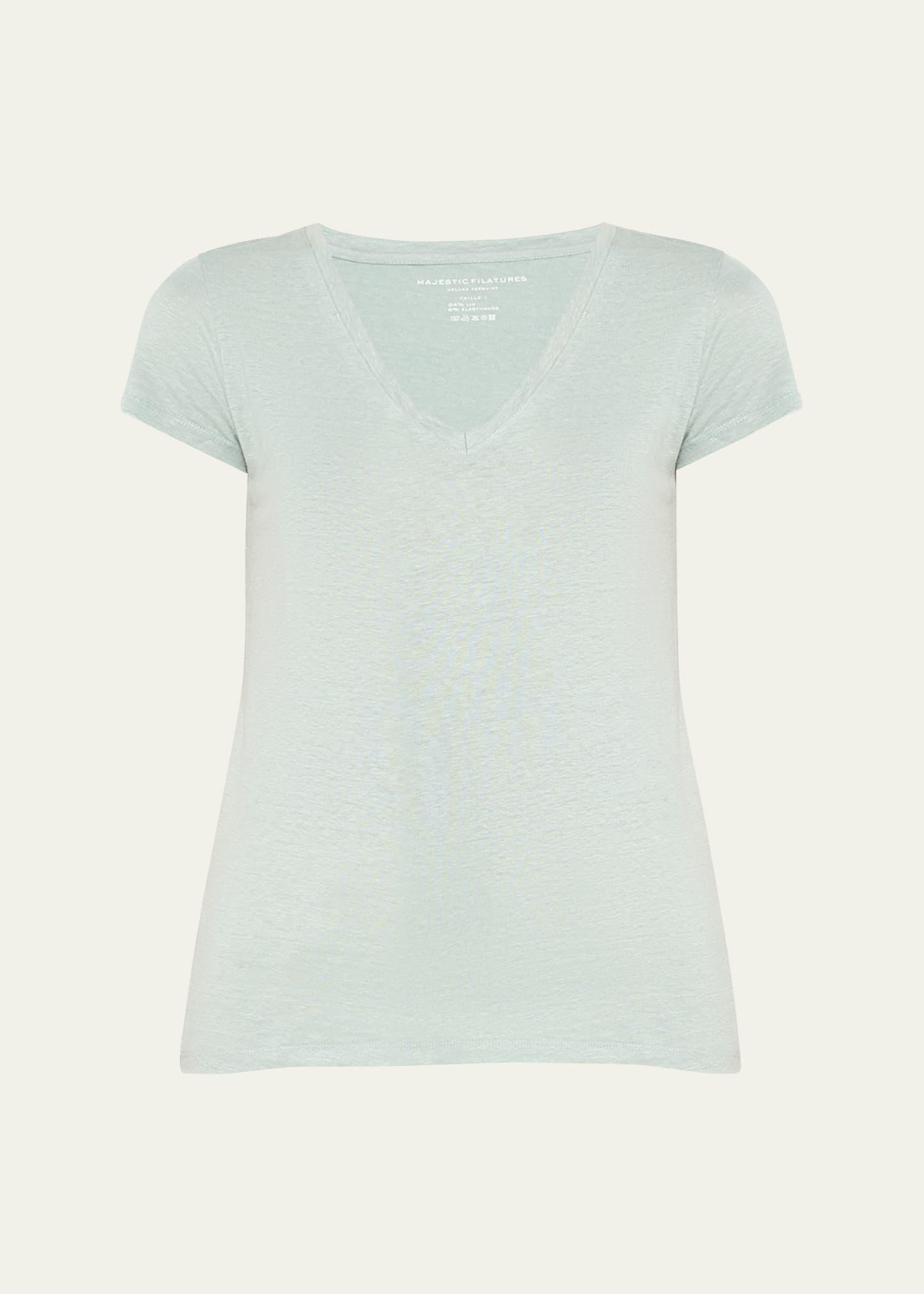 Womens Soft Touch V-Neck T-Shirt Product Image