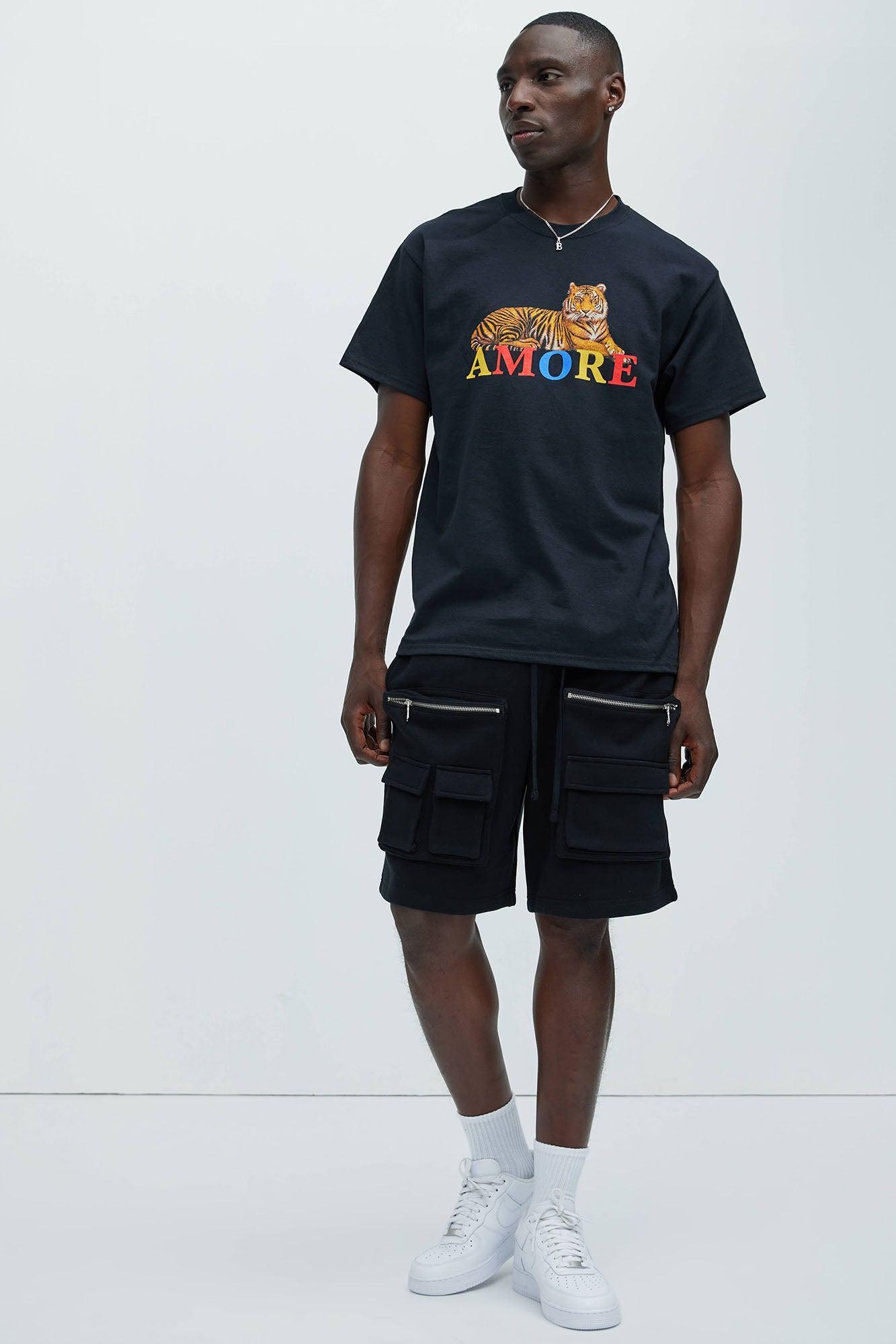 Amore Tigre Short Sleeve Tee - Black Product Image