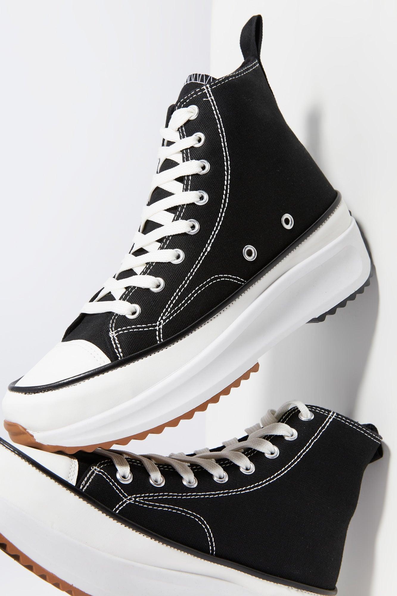 High Top Lace Up Platform Sneaker Female product image