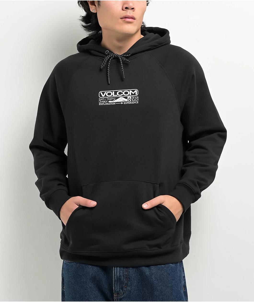 Volcom Out There Black Hoodie Product Image