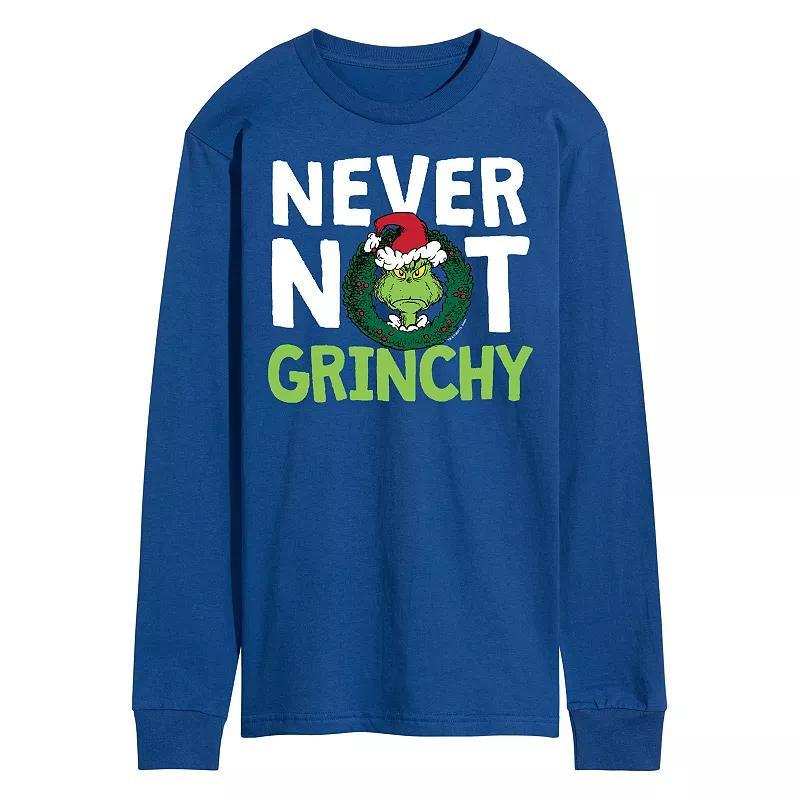 Mens Dr. Seuss Grinch Never Not Grinchy Long Sleeve Tee Product Image