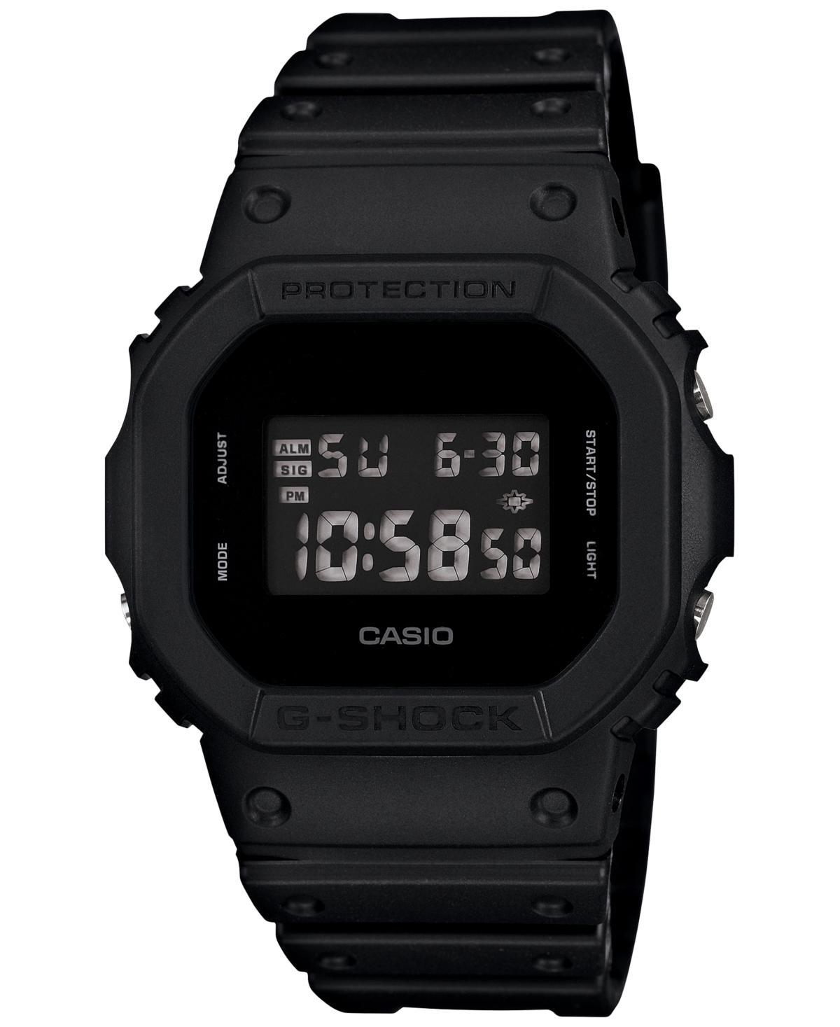 G-Shock Mens Digital Black Resin Strap Watch 43x43mm Product Image