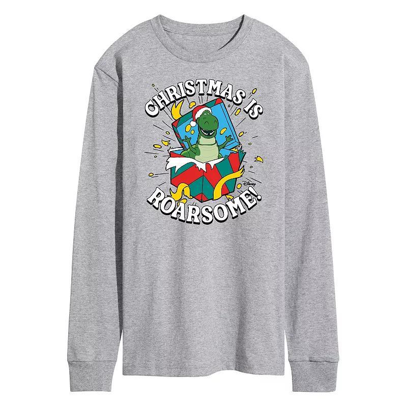 Disney / Pixars Toy Story 4 Rex Mens Christmas Is Roarsome Long Sleeve Graphic Tee Product Image