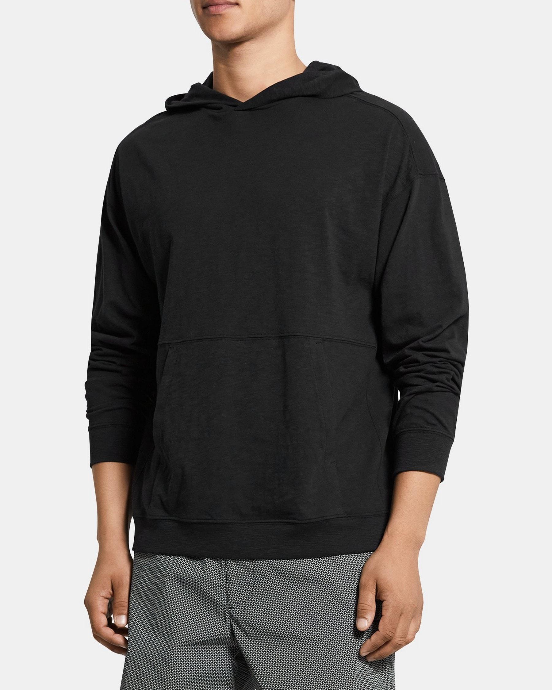 Layer Hoodie in Slub Cotton Product Image