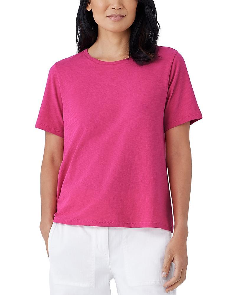 Eileen Fisher Crewneck Organic Cotton Top Product Image