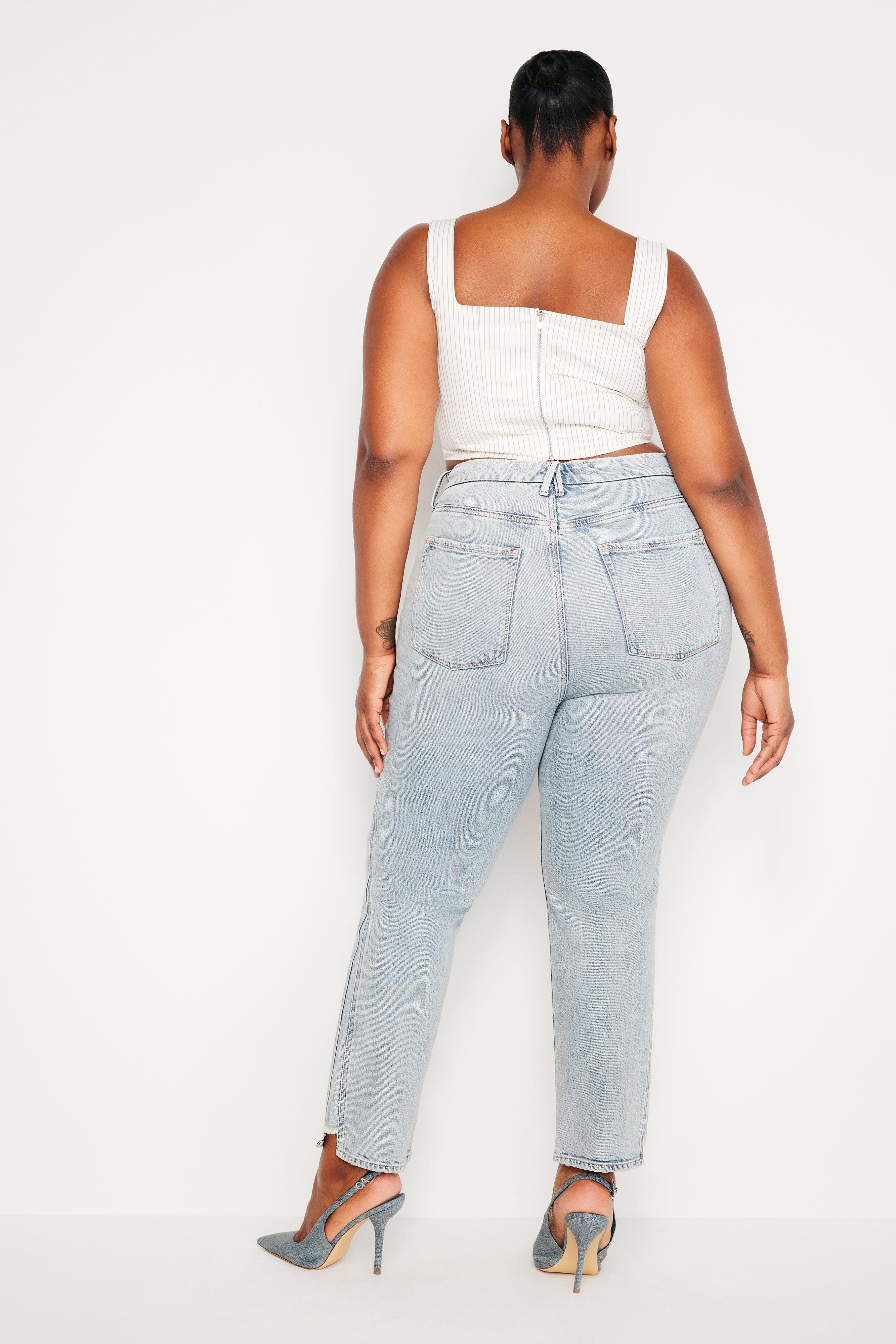 GOOD CURVE STRAIGHT JEANS | INDIGO545 Product Image