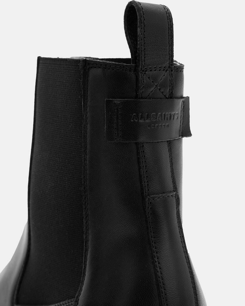 AllSaints Fox Pointed Toe Leather Chelsea Boots Product Image