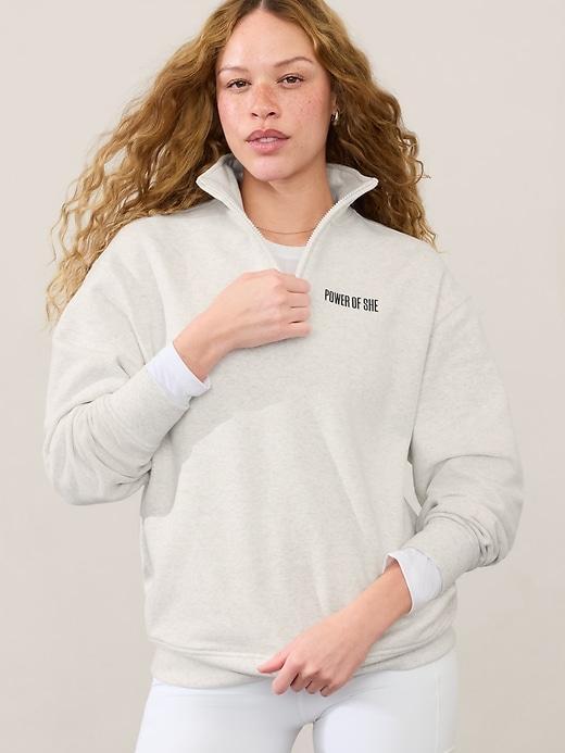 Forever Fleece 1/4 Zip Sweatshirt Product Image