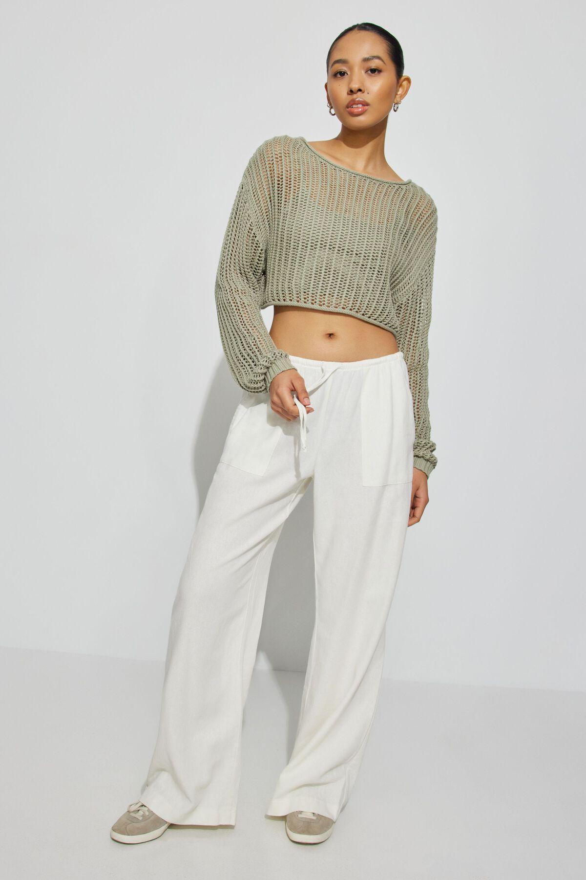 Linen Pull On Pant Product Image