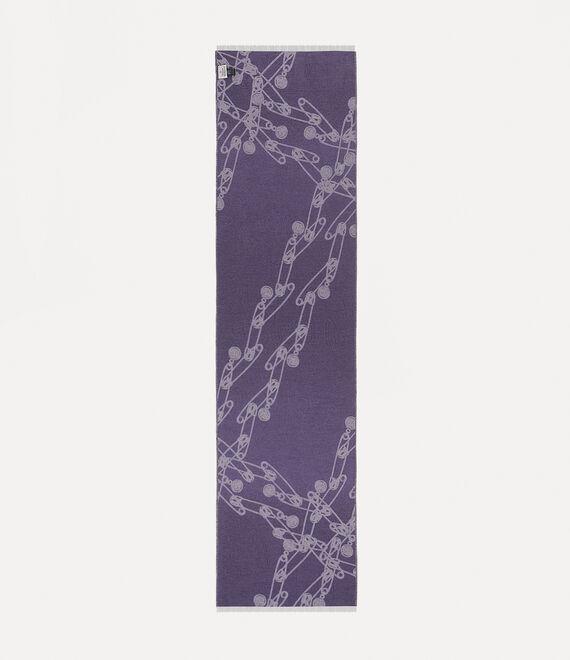 Safety Pin Cross Over Scarf  Product Image