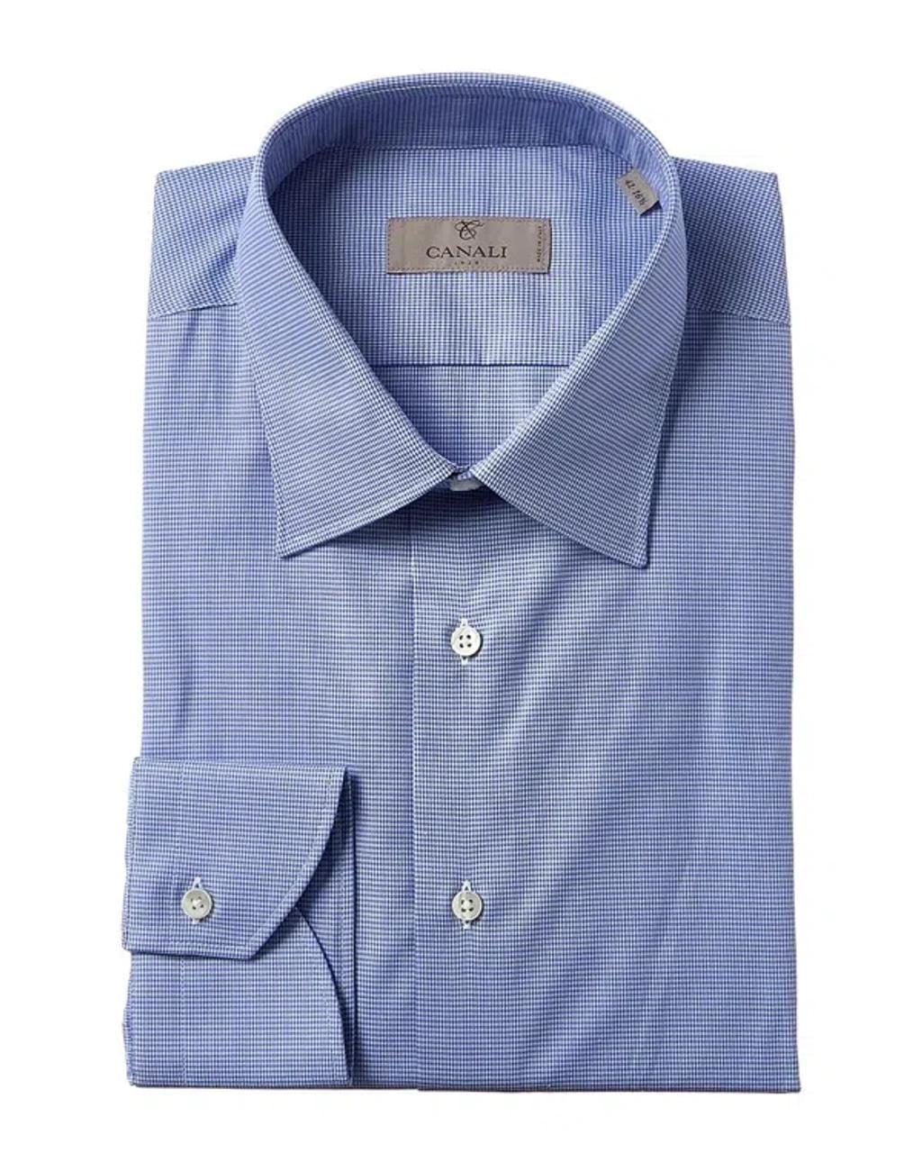 CANALI Dress Shirt In Navy Product Image