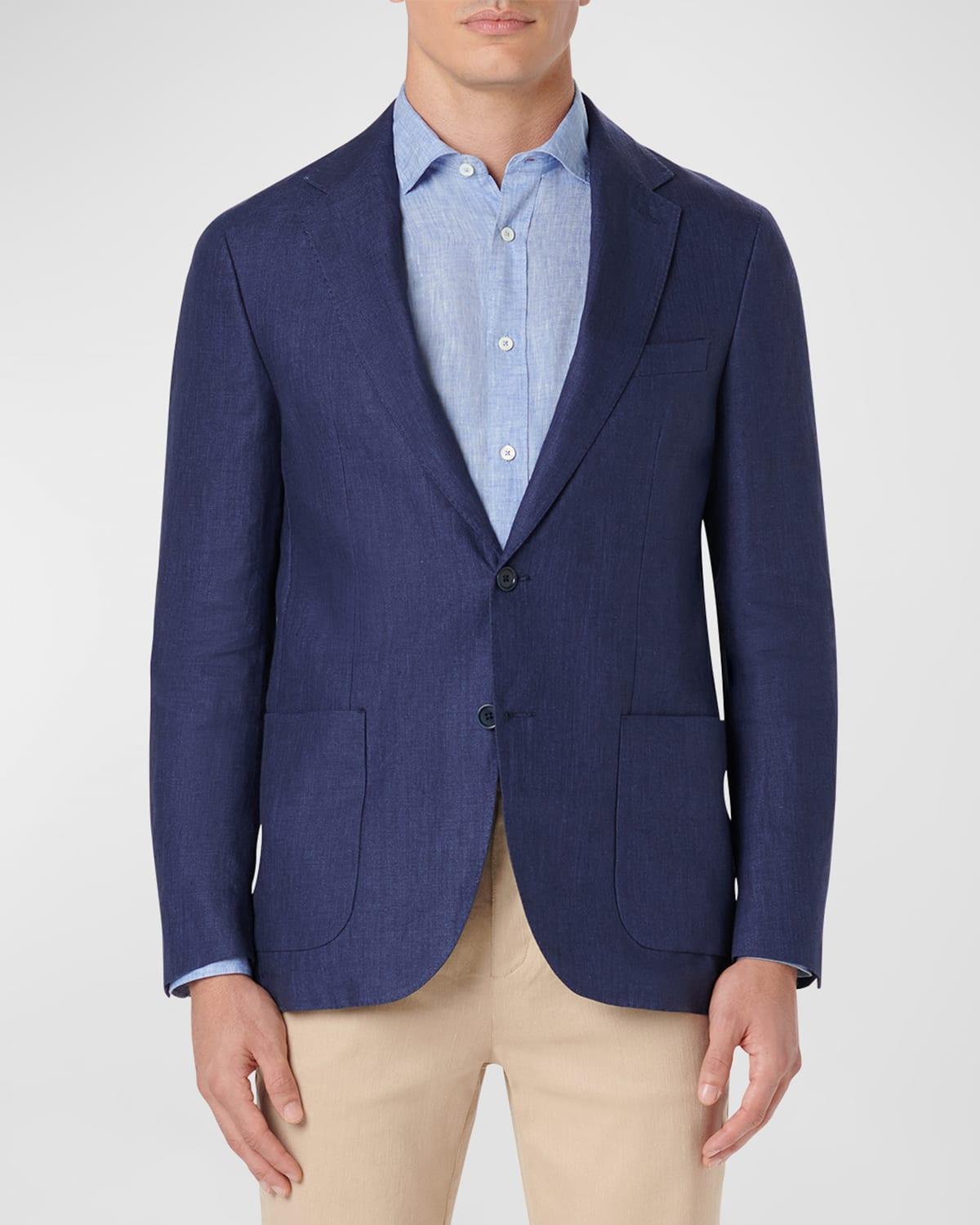 Mens 2-Button Linen Blazer Product Image