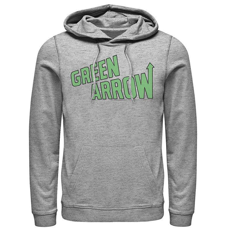 Mens DC Comics The Green Arrow Text Poster Hoodie Product Image