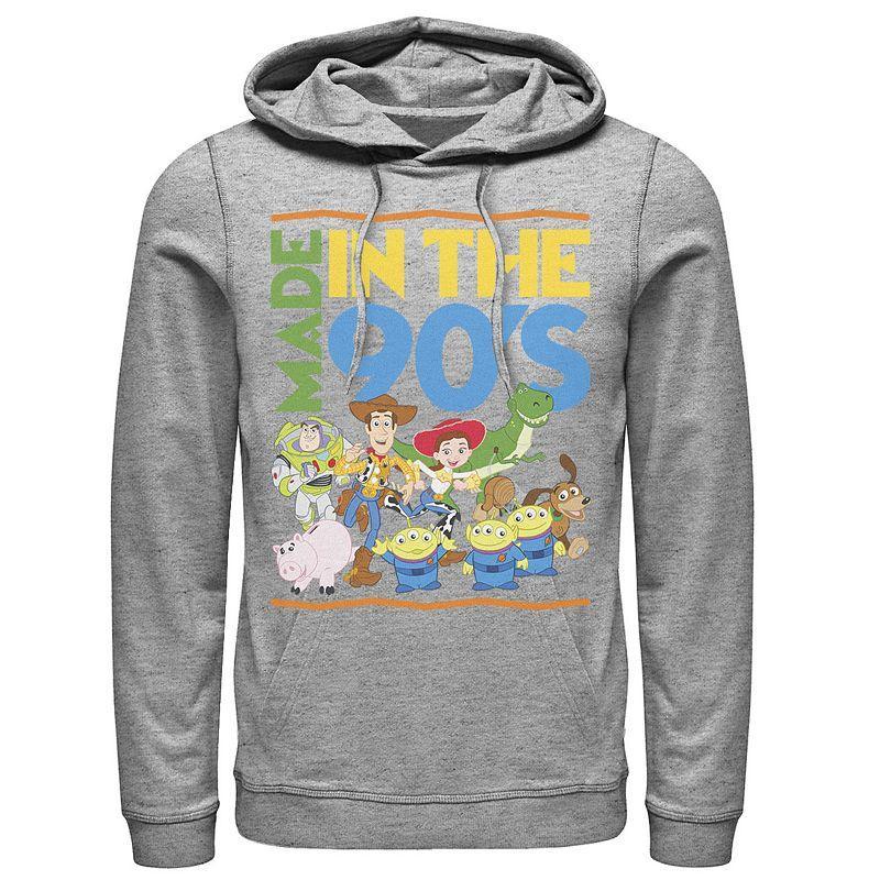 Disney / Pixars Toy Story Mens Made in the 90s Hoodie Athletic Grey Product Image