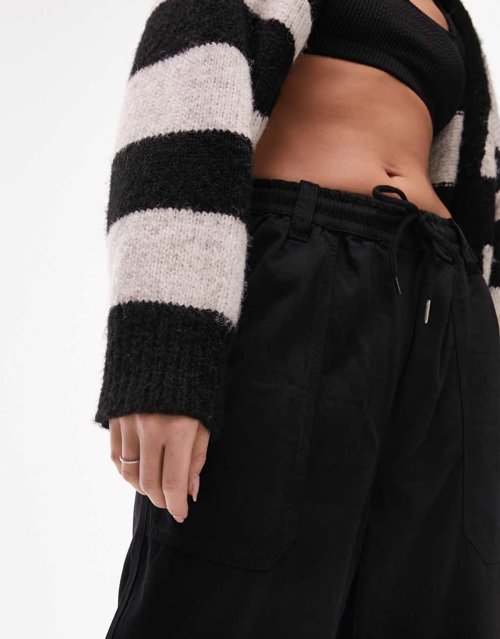 Topshop slouchy straight leg pants Product Image