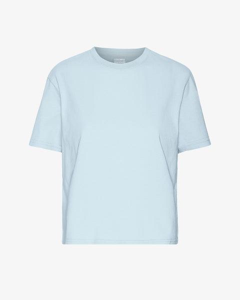 Organic Boxy Crop Tee - Polar Blue Product Image