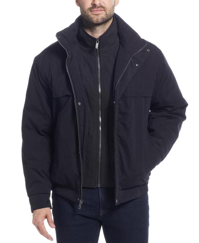 Weatherproof Mens Microfiber Poly Filled Bomber Jacket Product Image