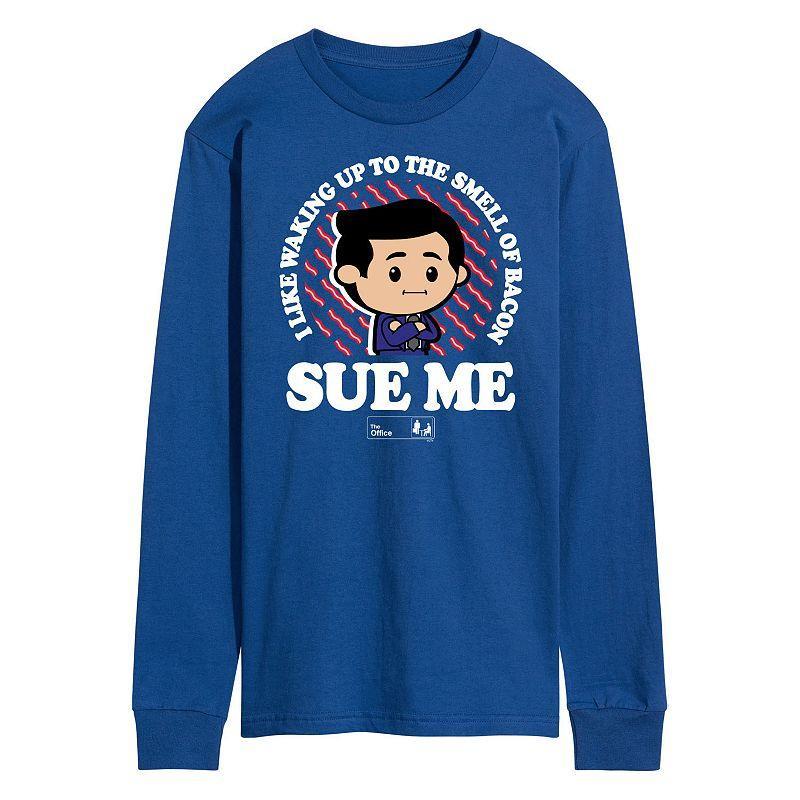 Mens The Office Bacon Sue Me Long Sleeve Product Image