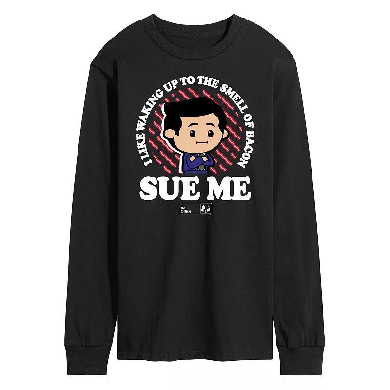 Mens The Office Bacon Sue Me Long Sleeve Product Image