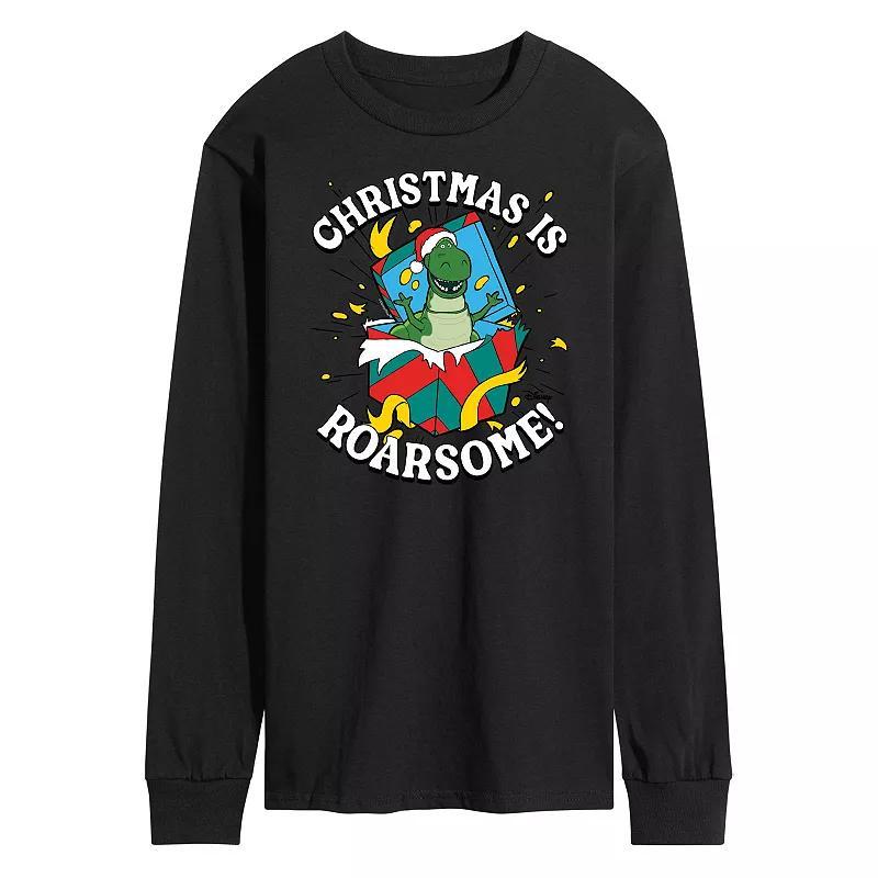 Disney / Pixars Toy Story 4 Rex Mens Christmas Is Roarsome Long Sleeve Graphic Tee Product Image