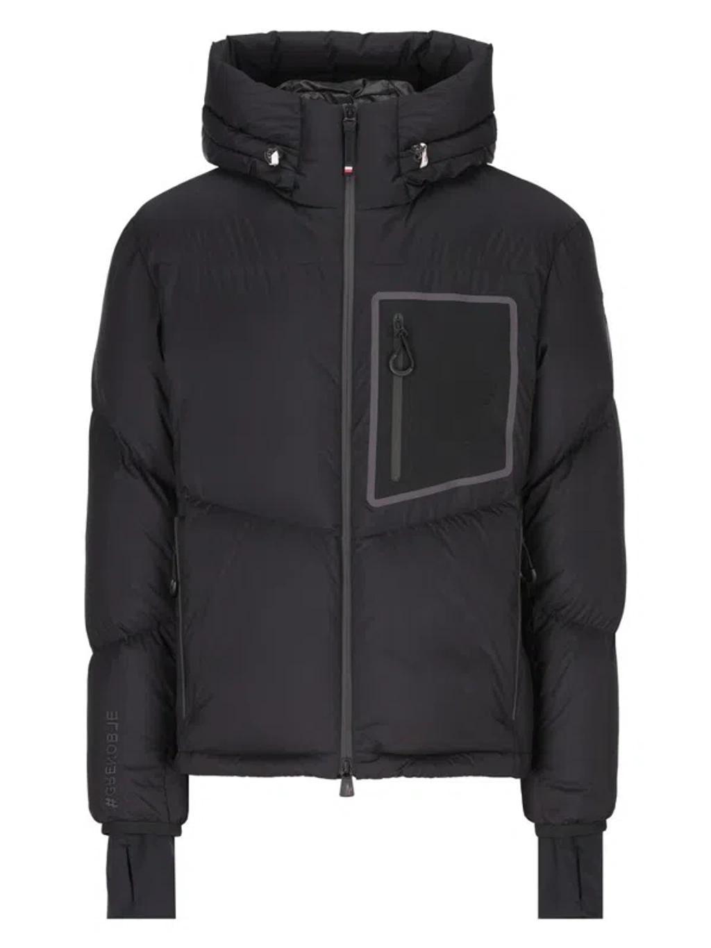 Grenoble Hooded Padded Jacket In Black Product Image