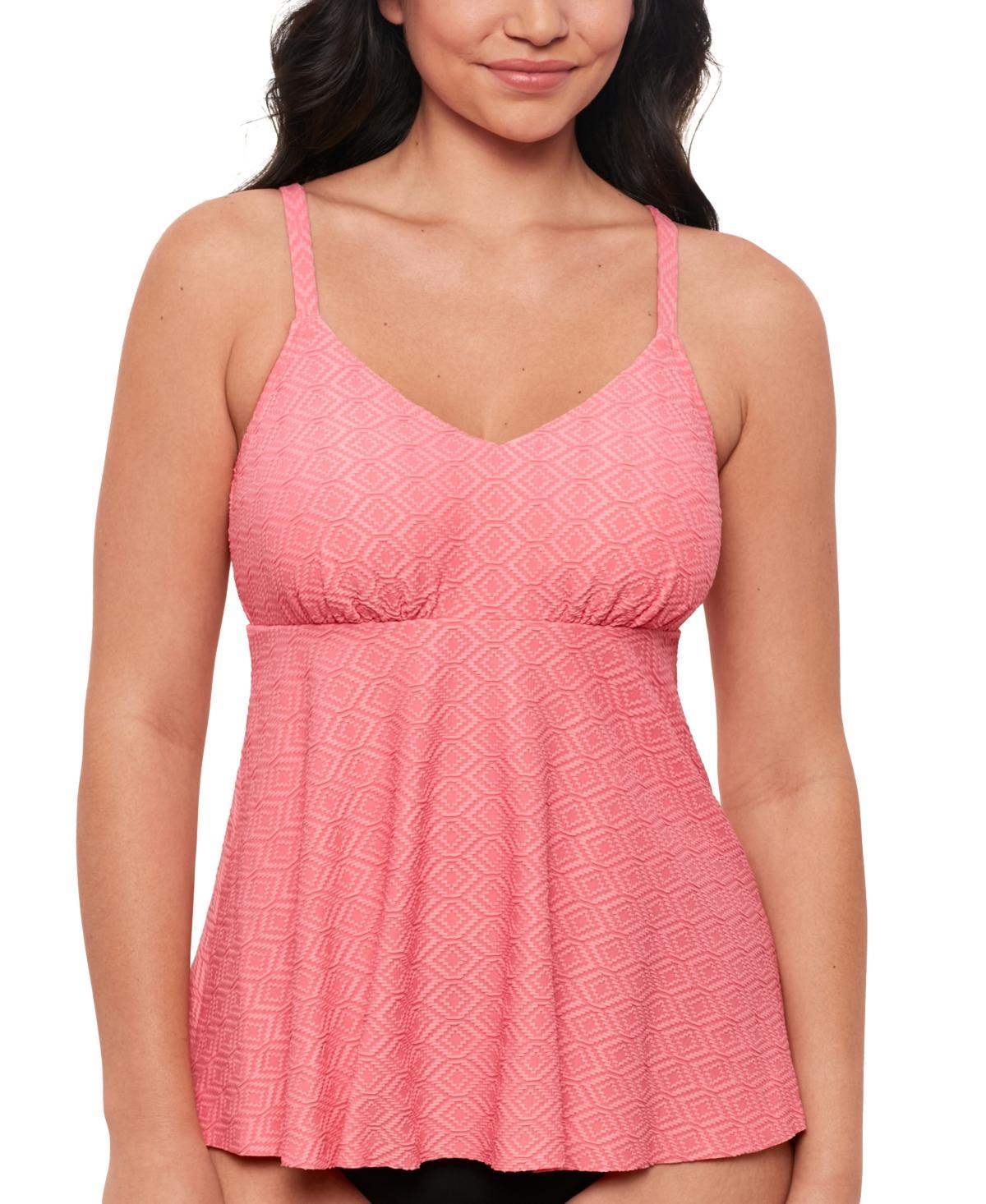 Women's Textured Underwire Tankini Top, Created for Macy's Product Image