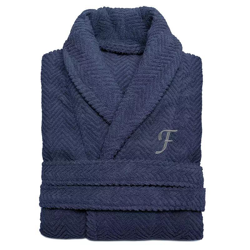 Linum Home Textiles Turkish Cotton Personalized Herringbone Weave Bathrobe, Womens Product Image