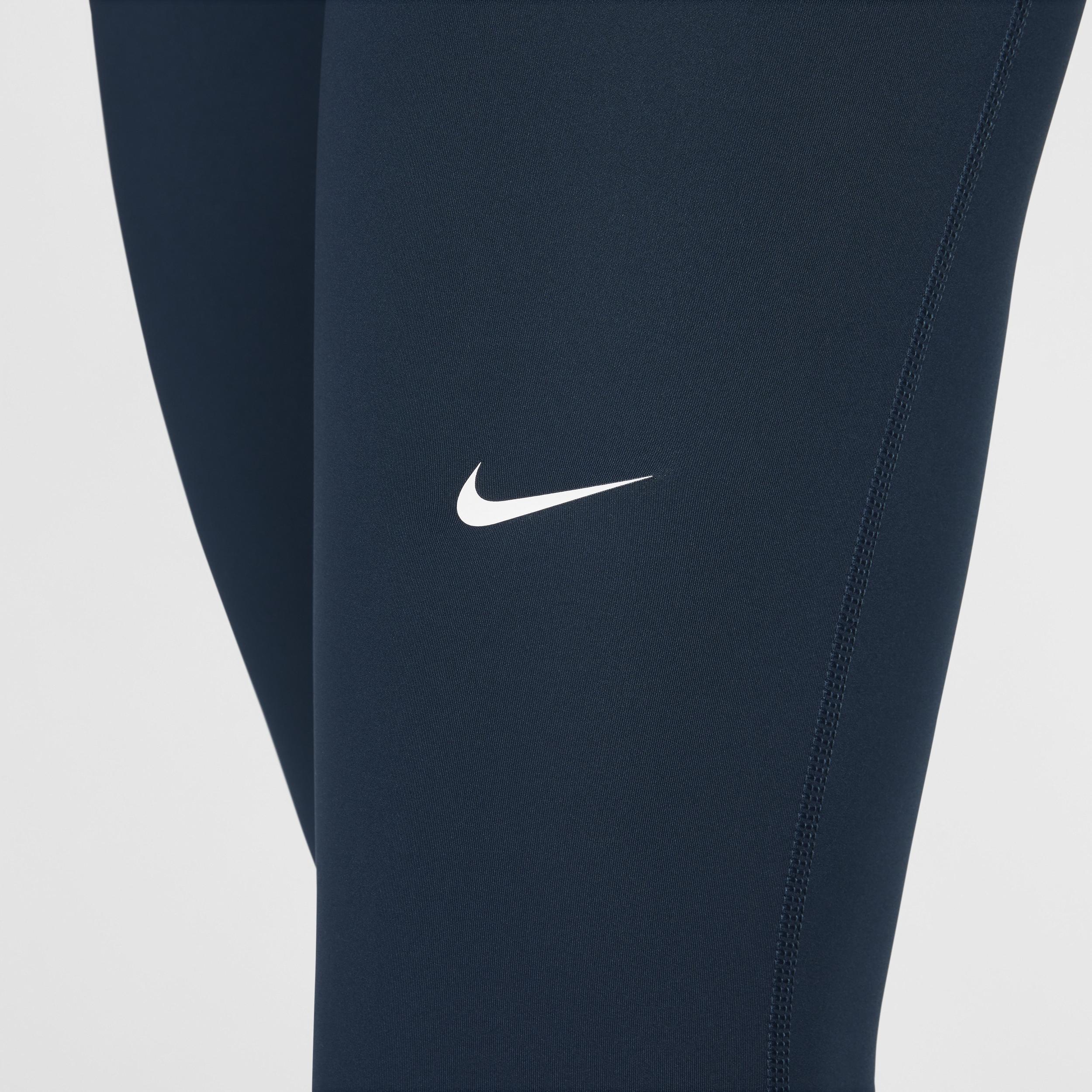 Women's Nike Pro Mid-Rise Mesh-Paneled Leggings Product Image