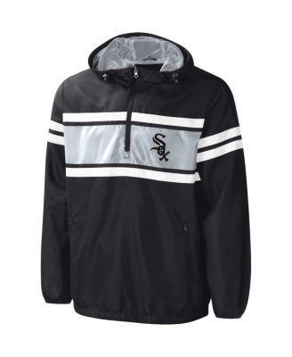 Mens G-iii Sports by Carl Banks Black Chicago White Sox Game Score Quarter-Zip Windbreaker Product Image