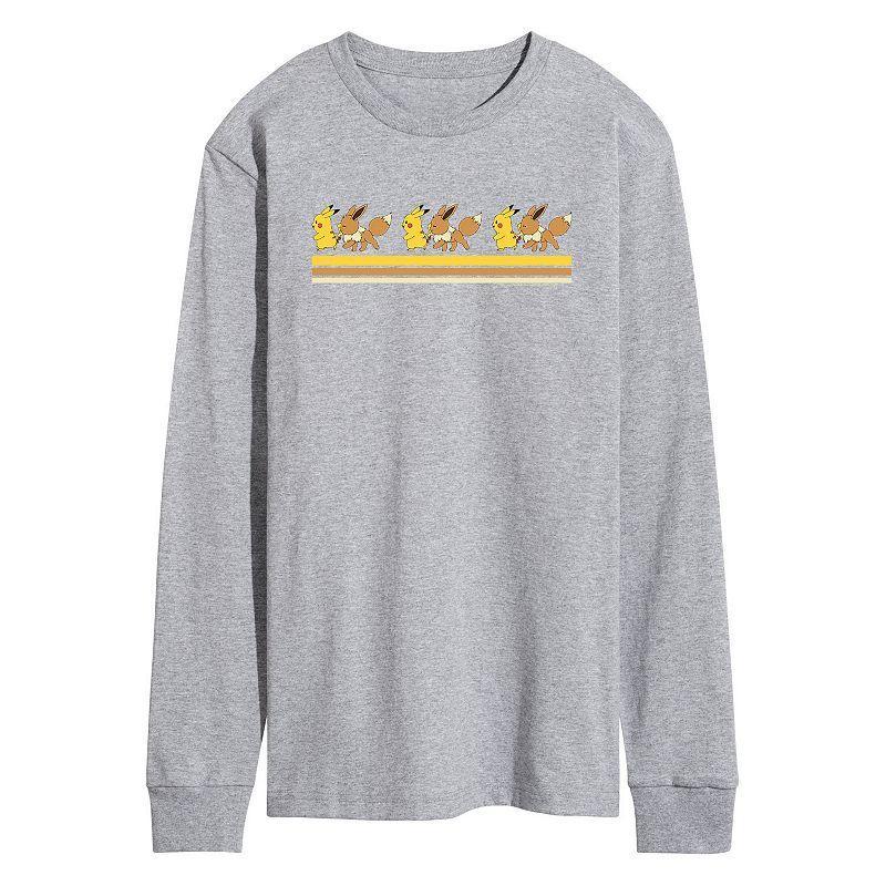 Mens Pokemon Pika Eevee Retro Tee Product Image