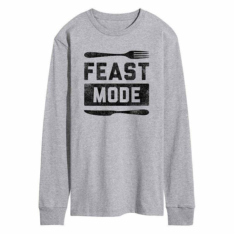 Mens Feast Mode Tee Grey Grey Product Image