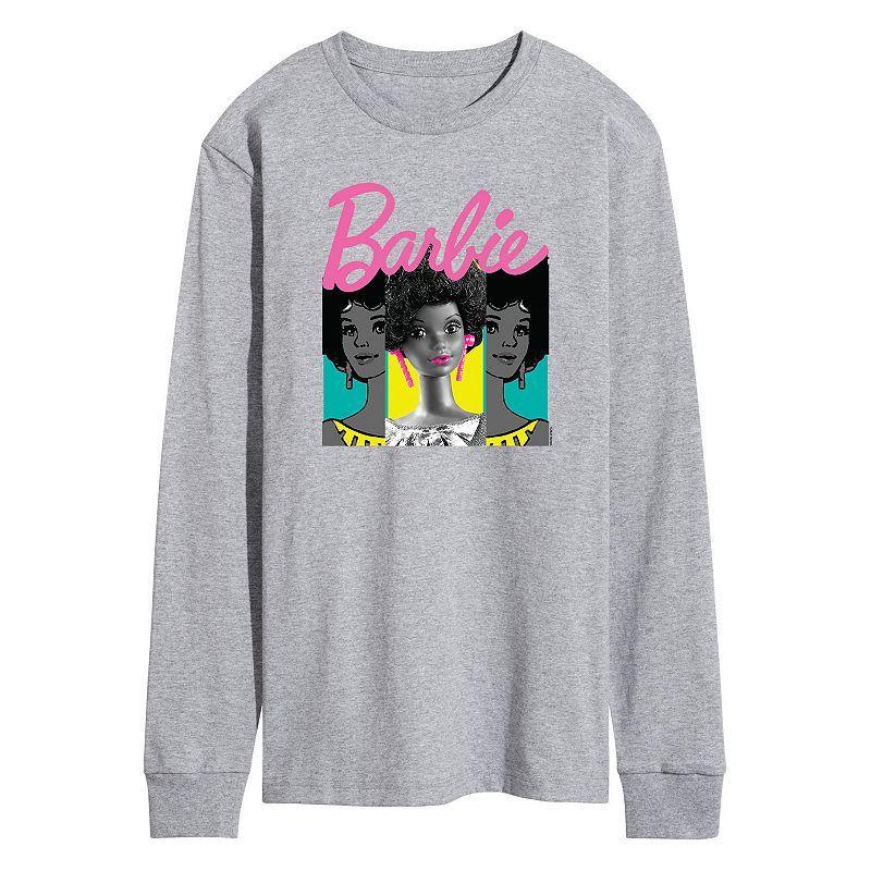 Mens Barbie Long Sleeve Med Grey Product Image