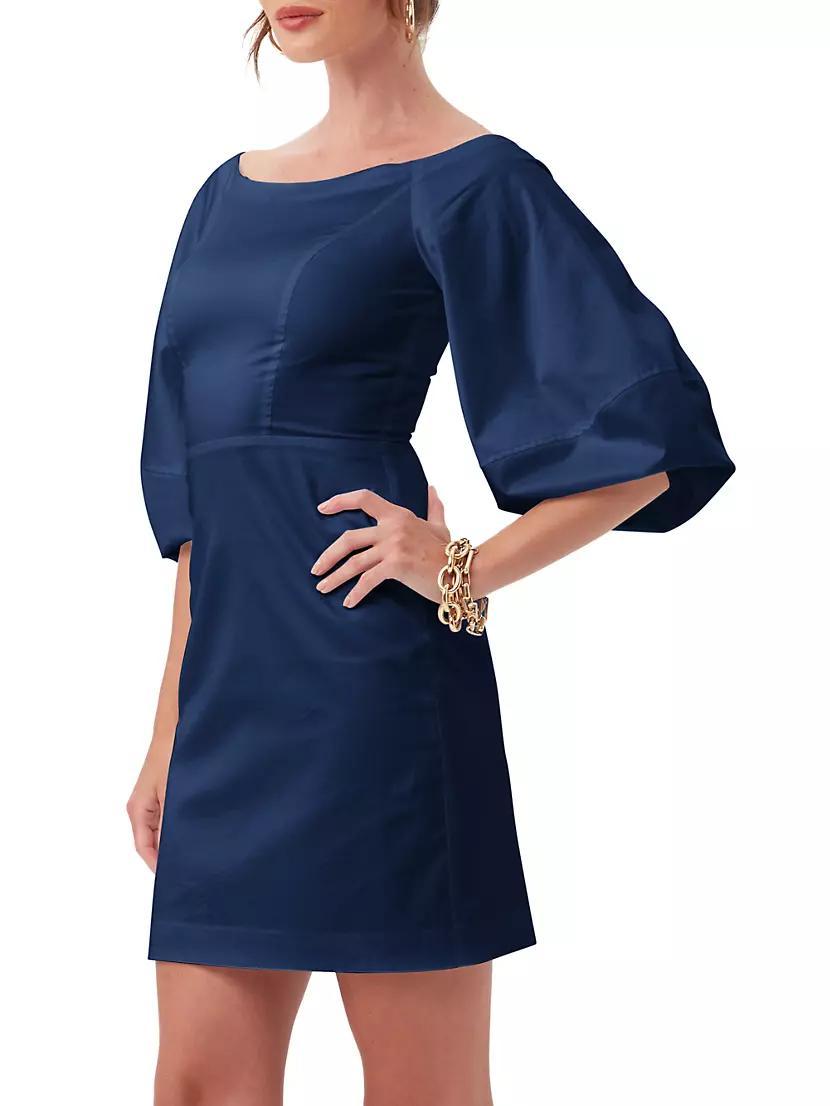 Vero Cotton Sateen Minidress Product Image